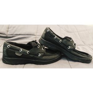 Black Sperry Shoes
